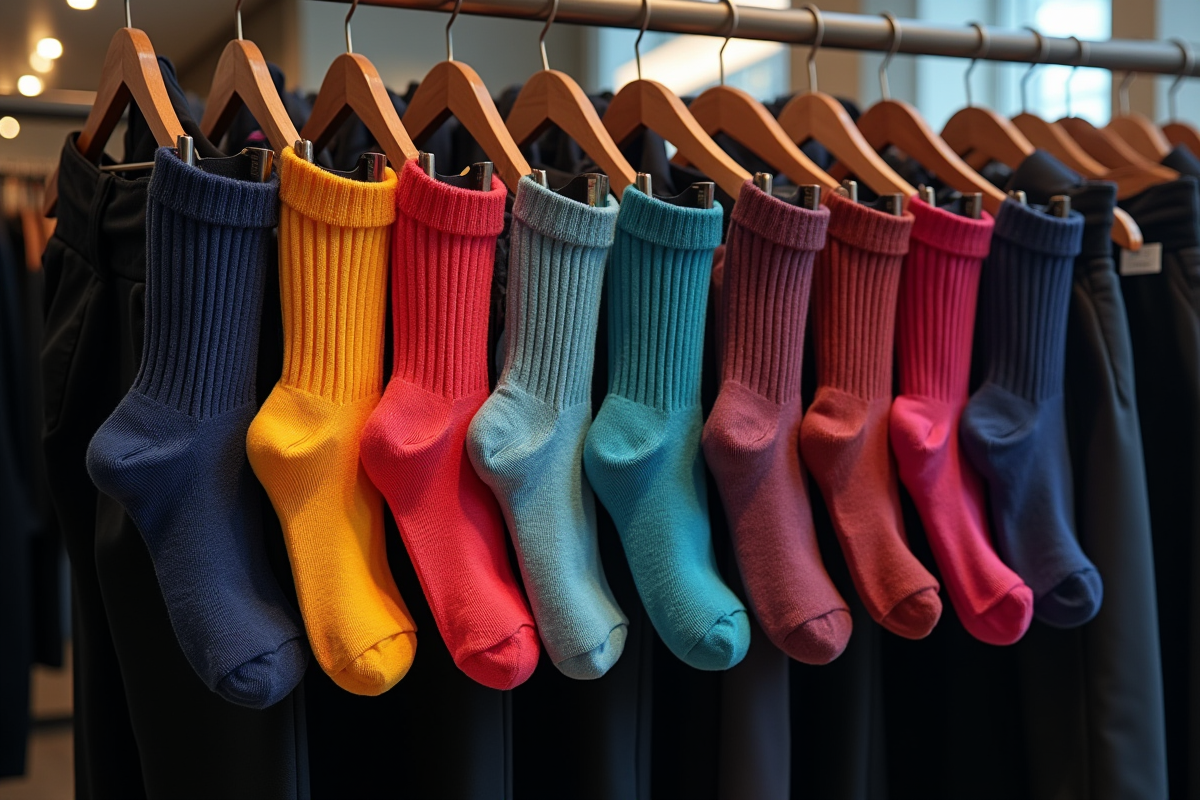 chaussettes couleurs