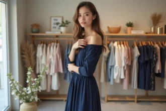 Robe élégante et intemporelle adaptée à toutes les occasions