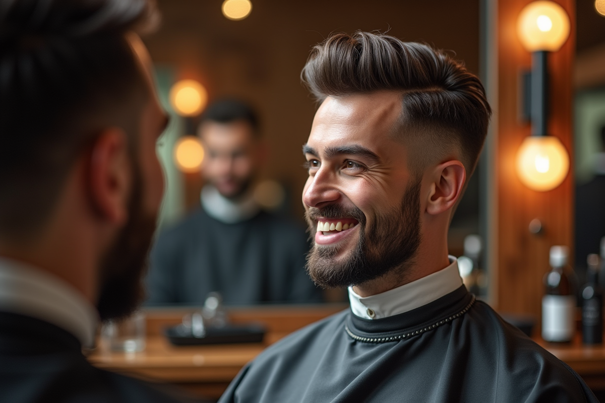 homme cheveux