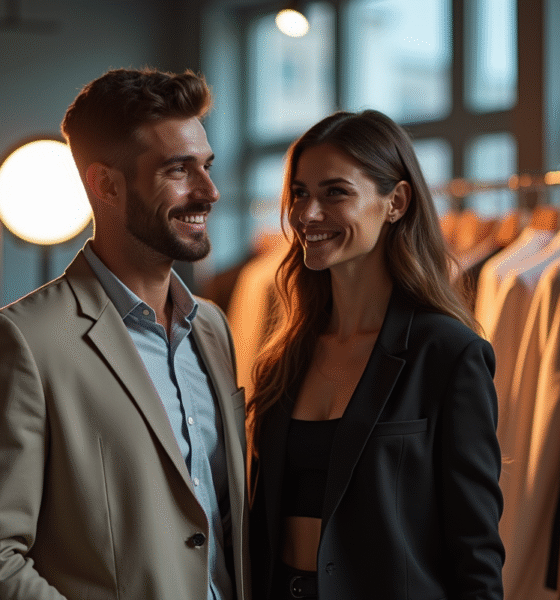 Mannequins mode confiants backstage lors d'un défilé français